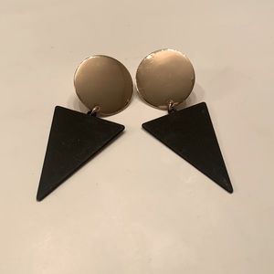 80s-inspired earrings